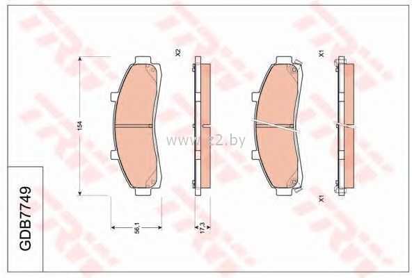 Тормозные колодки дисковые