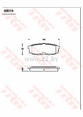 Тормозные колодки дисковые