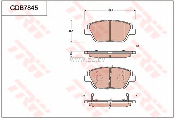 Тормозные колодки дисковые