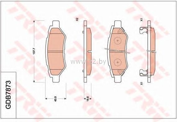 Тормозные колодки дисковые