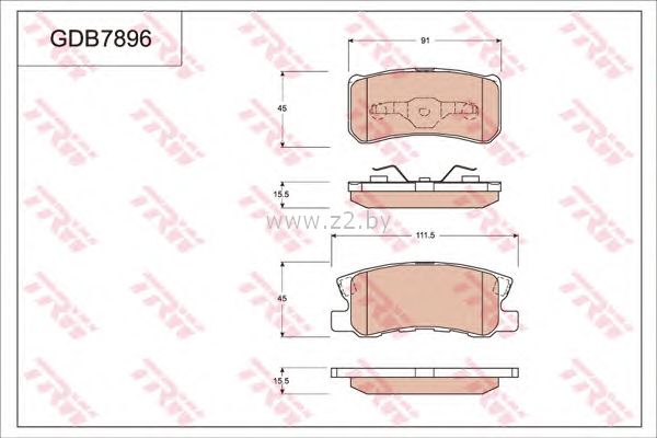 Тормозные колодки дисковые