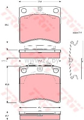 Тормозные колодки дисковые