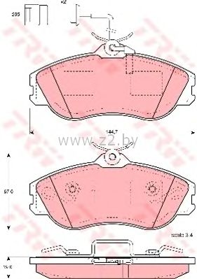 Тормозные колодки дисковые