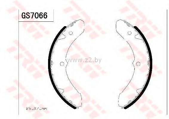 Тормозные колодки барабанные