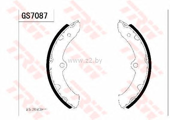 Тормозные колодки барабанные