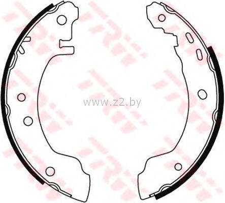 Тормозные колодки барабанные