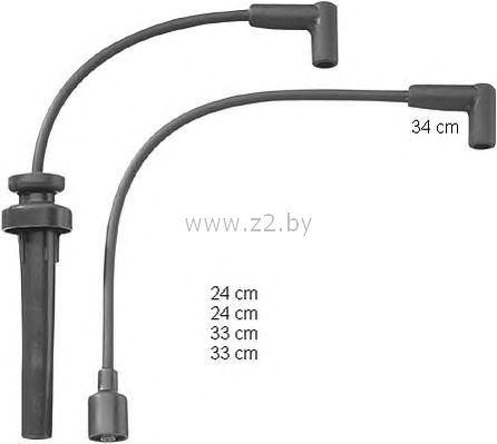 Комплект проводов зажигания