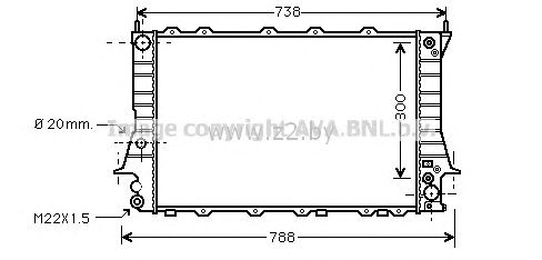 Радиатор основной