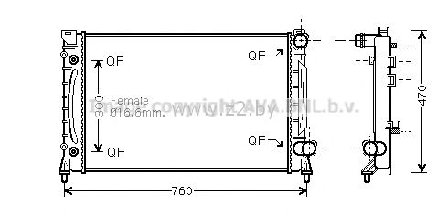 Радиатор основной