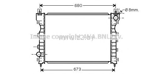 Радиатор основной