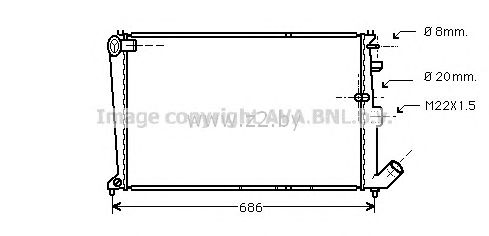 Радиатор основной
