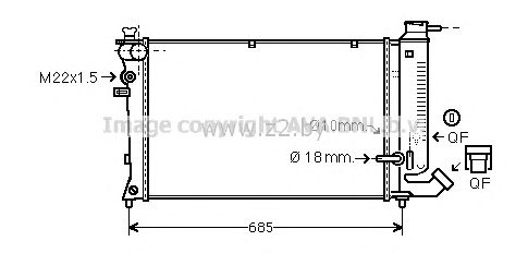 Радиатор основной