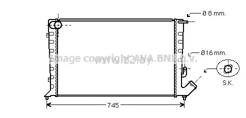 Радиатор основной