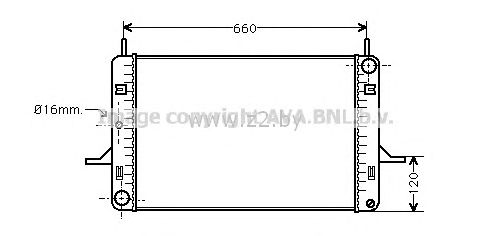 Радиатор основной