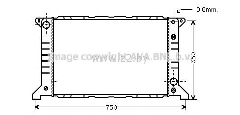 Радиатор основной