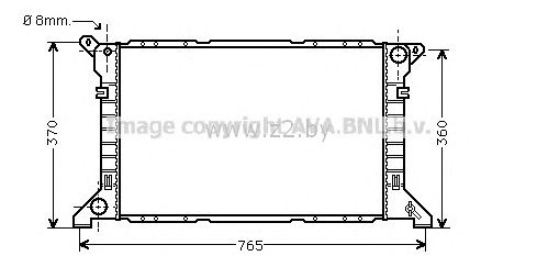 Радиатор основной