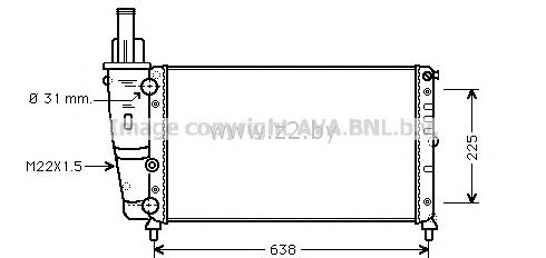Радиатор основной