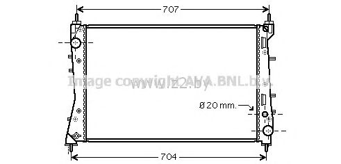 Радиатор основной
