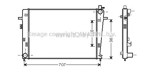 Радиатор основной