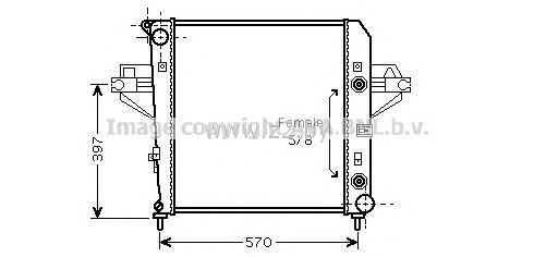 Радиатор основной