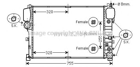 Радиатор основной