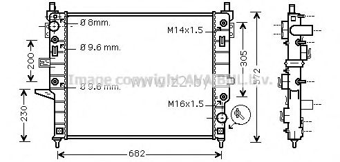 Радиатор основной