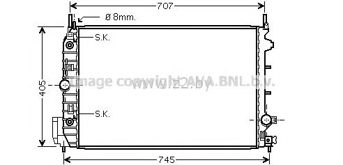 Радиатор основной