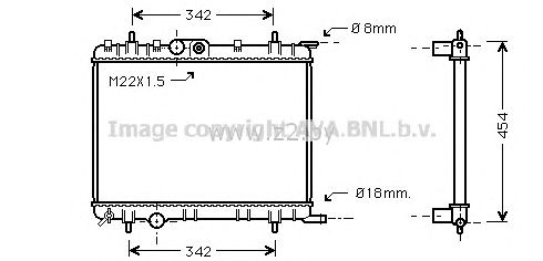 Радиатор основной