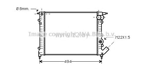 Радиатор основной