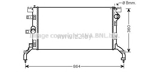 Радиатор основной