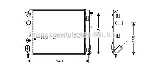 Радиатор основной