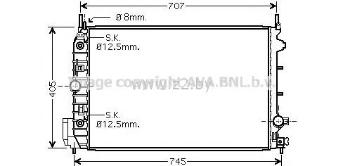 Радиатор основной