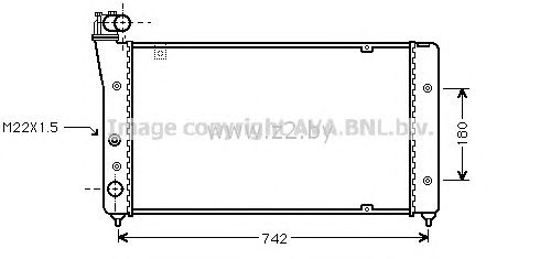 Радиатор основной