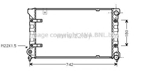 Радиатор основной