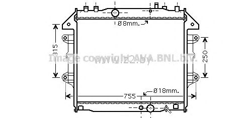 Радиатор основной
