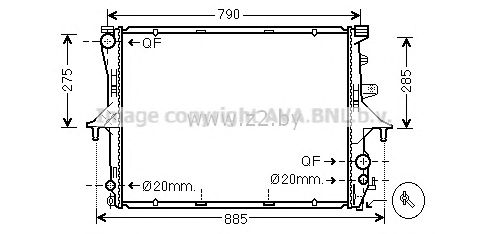 Радиатор основной
