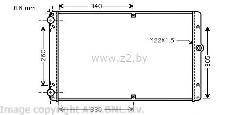 Радиатор основной