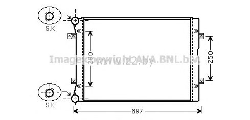 Радиатор основной