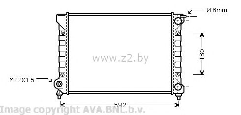 Радиатор основной