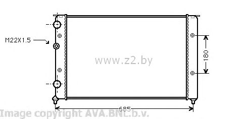 Радиатор основной