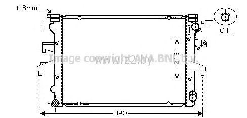 Радиатор основной
