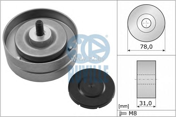 Ролик вспомогательный