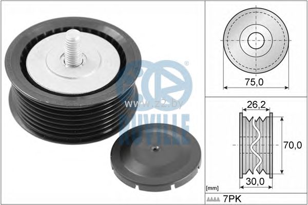 Ролик вспомогательный